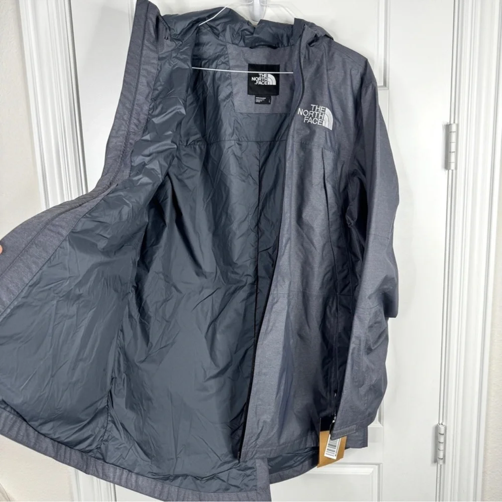 THE NORTH FACE Gotel NEW Waterproof Rain Jacket Vanadis Grey Heather NEW Size L